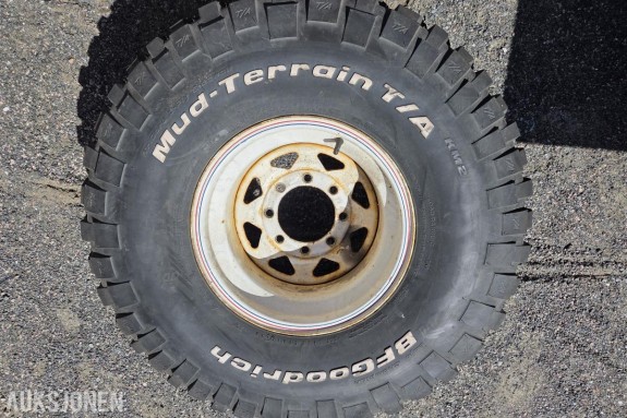 4 stk Offraoad Dekk 35x1250R15LT1130, Boltsirkel 8x165.1