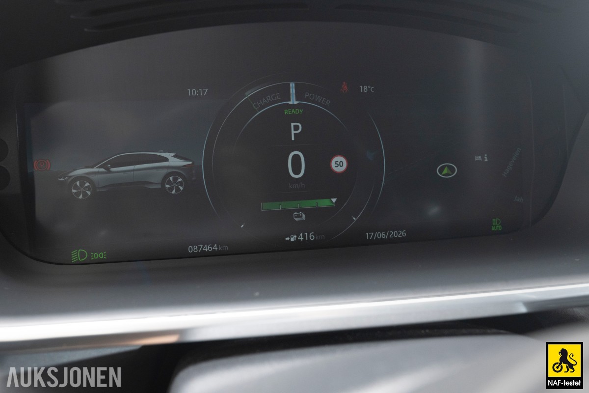 2020 Jaguar I-PACE EV400 AWD HENGERFESTE PANORAMA KAMERA MERIDIAN SPORTSSETER