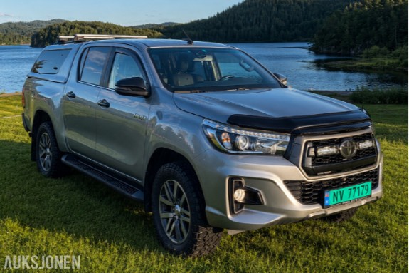 2020 Toyota HiLux 2,4 150hk 4WD automat 4d, Webasto, Hardtop, Ryggekamera