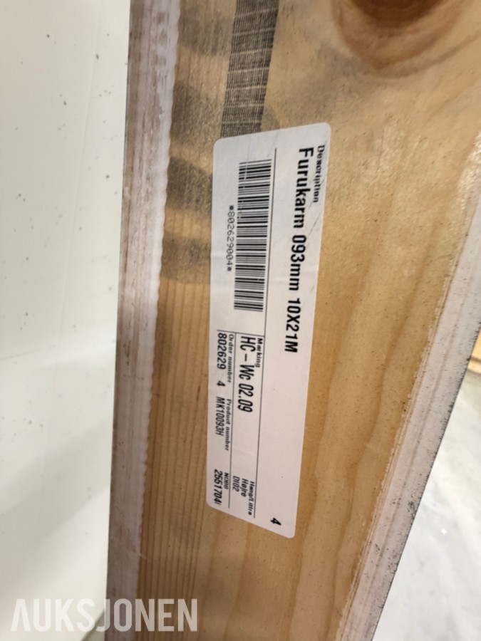 SWEDOOR INNERDØR MED KARM 93 X 210 CM