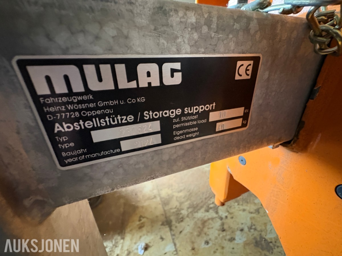 2024 Mulag kantklipper / kantslått / krattknuser for traktor