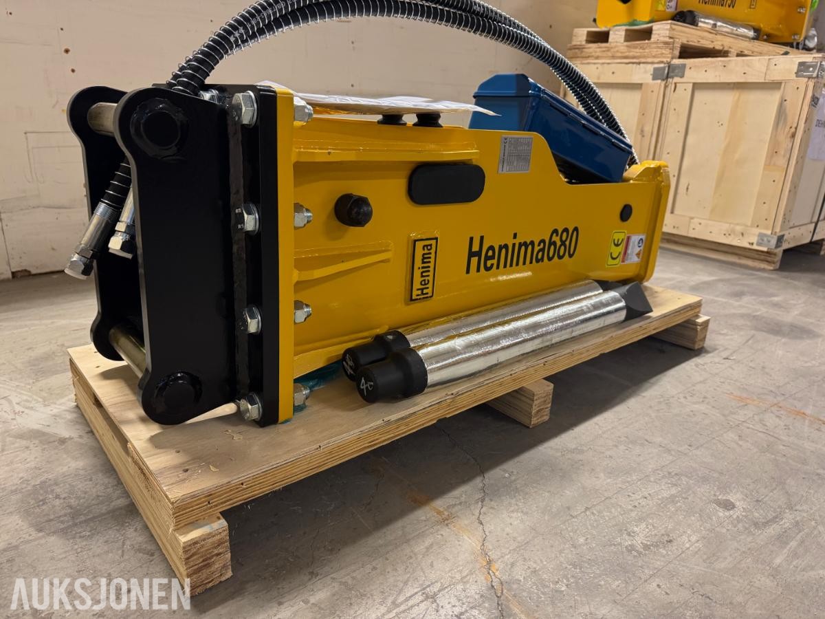NY HENIMA PIGGHAMMER TIL 4-7 TONNS GRAVEMASKIN S40 M/GARANTI