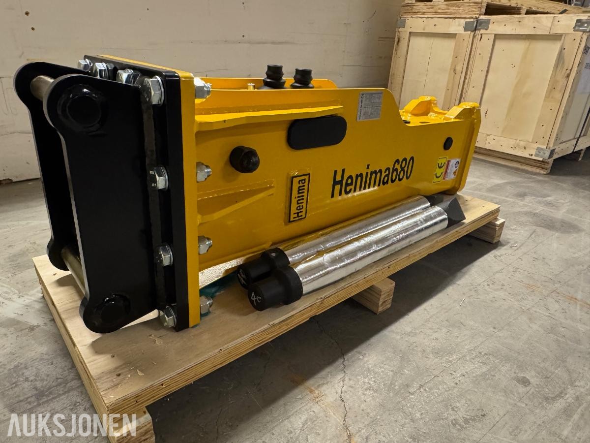 NY HENIMA PIGGHAMMER TIL 4-7 TONNS GRAVEMASKIN S40 M/GARANTI
