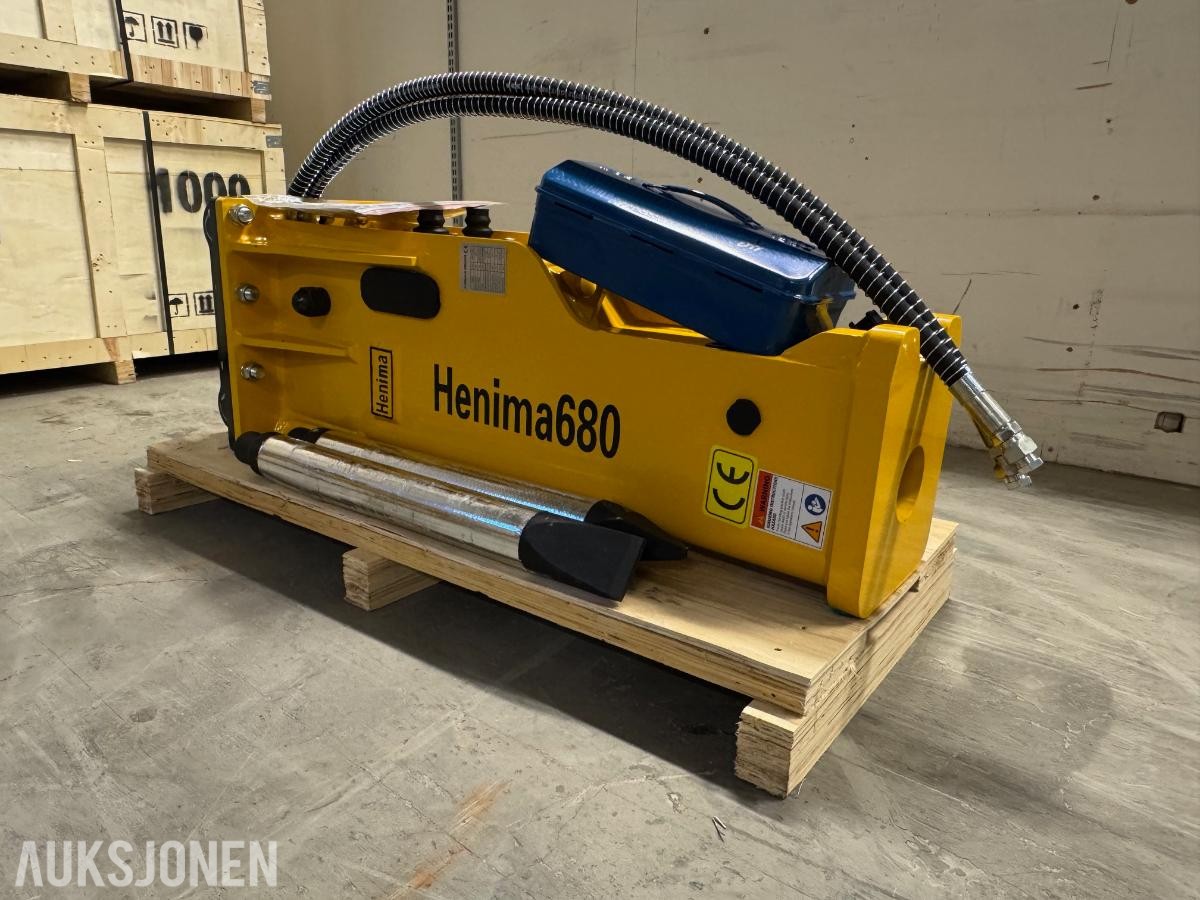 NY HENIMA PIGGHAMMER TIL 4-7 TONNS GRAVEMASKIN S40 M/GARANTI