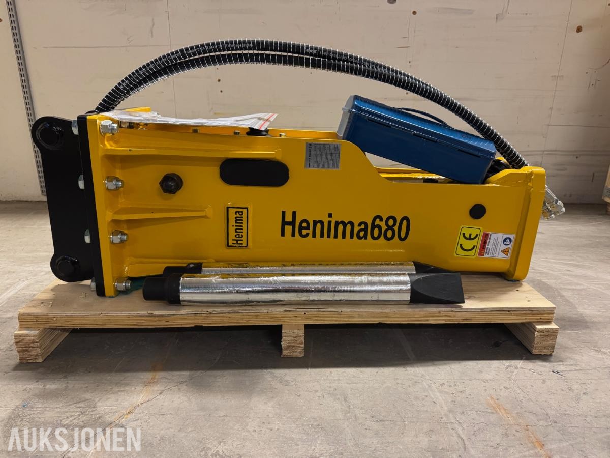 NY HENIMA PIGGHAMMER TIL 4-7 TONNS GRAVEMASKIN S40 M/GARANTI