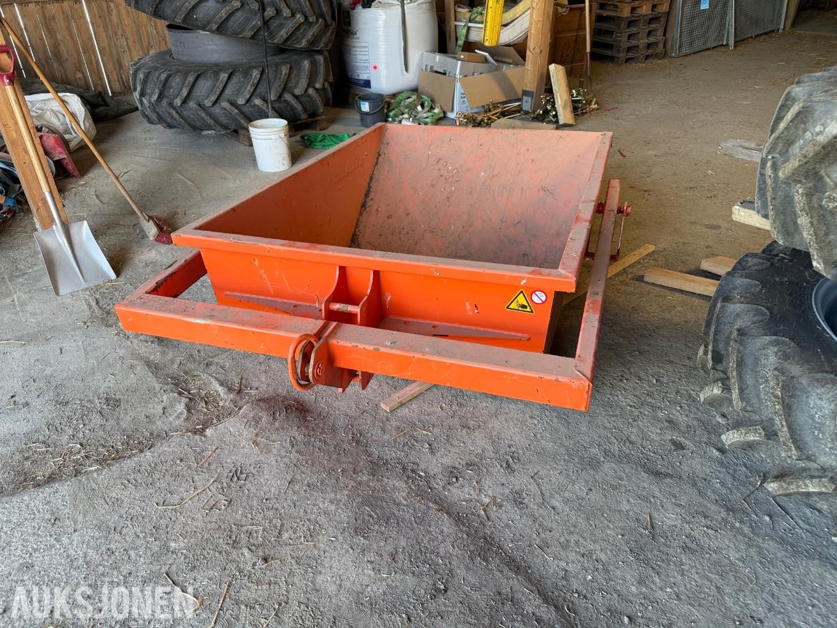 Eichinger massetobb / muck skip 1000 liter – CE-merket