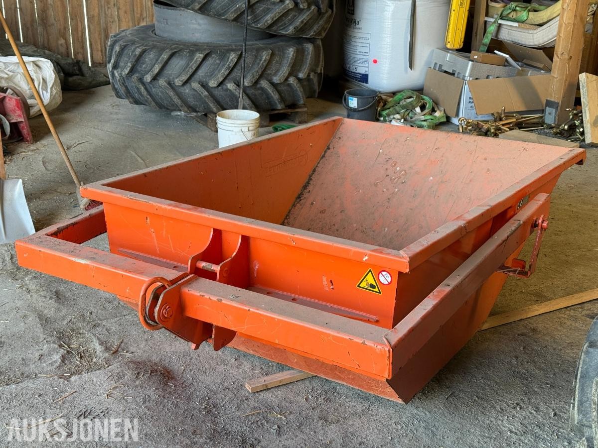 Eichinger massetobb / muck skip 1000 liter – CE-merket