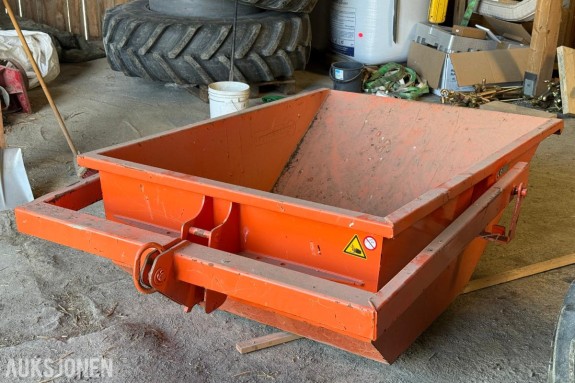 Eichinger massetobb / muck skip 1000 liter – CE-merket
