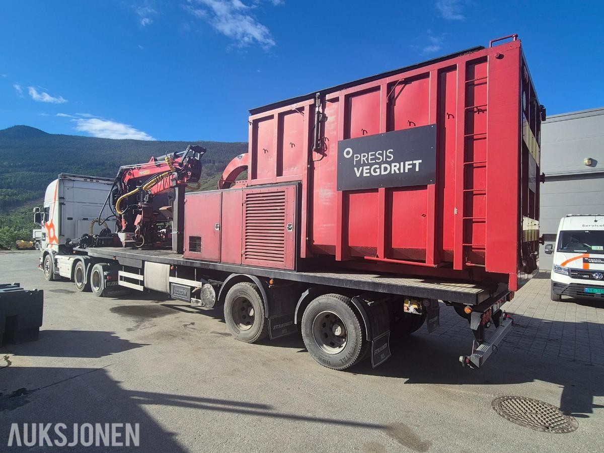 2005 Scania R500 LA med hogstmaskin og fliskutter