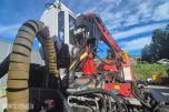 2005 Scania R500 LA med hogstmaskin og fliskutter