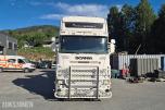 2005 Scania R500 LA med hogstmaskin og fliskutter