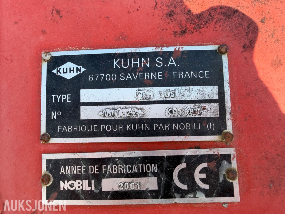 KUHN Beitepusser VKM 305
