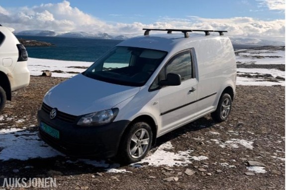 2012 Volkswagen Caddy 2.0 110hk  4MOTION cruisekontroll delskinn hengerfeste navigasjon dab+ s+v dekk eu ok 10.2027