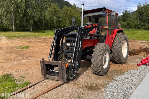1986 Valtra 605 TURBO - 4x4 - Ålö Quicke X4S frontlaster 2023 modell - Gått 5651 timer