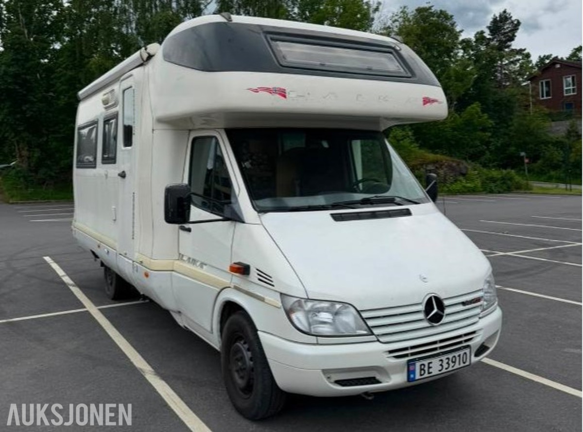 2001 Mercedes Laika Campingbil Ryggekamera Kjøleskap Stekeovn