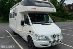 2001 Mercedes Laika Campingbil Ryggekamera Kjøleskap Stekeovn