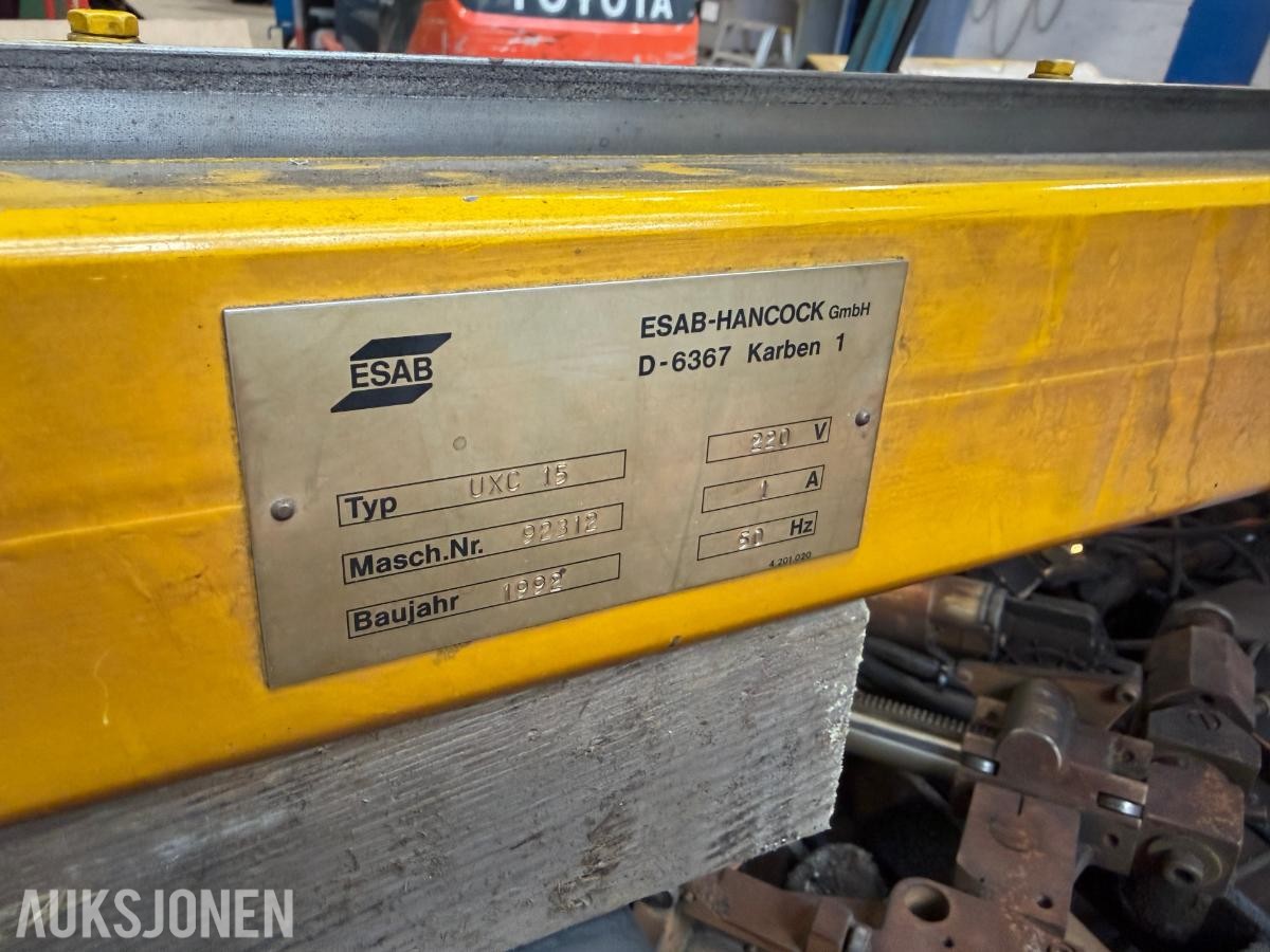 1992 ESAB CNC Brennebord - plasma og oksy