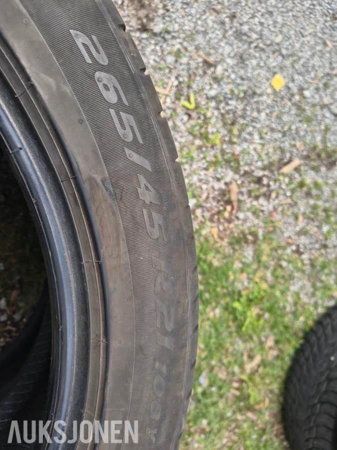 2 stk sommerdekk, Pirelli P zero 1522 265/45 R21 
