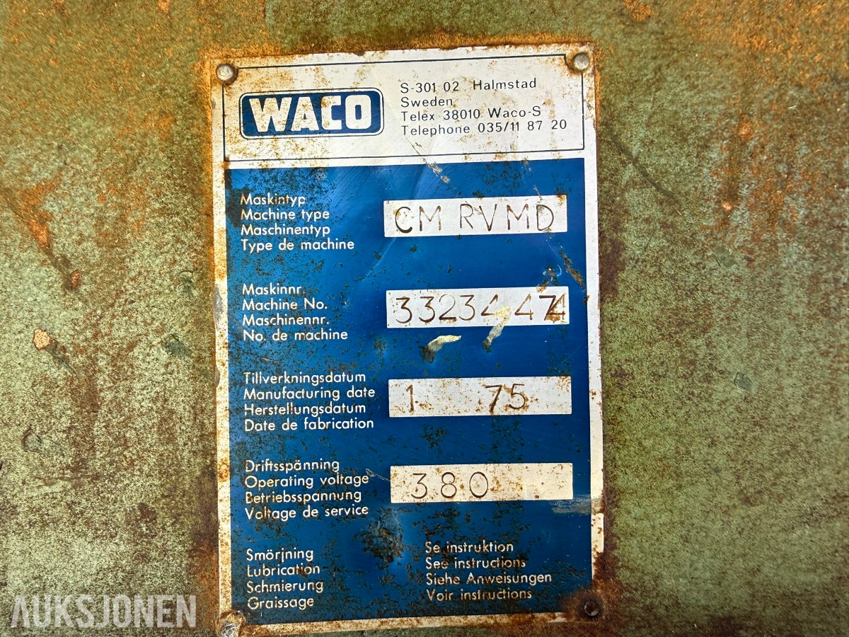 Waco bordsag med innmater – 380V