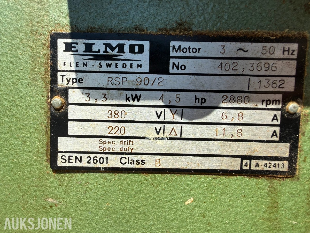 Waco bordsag med innmater – 380V