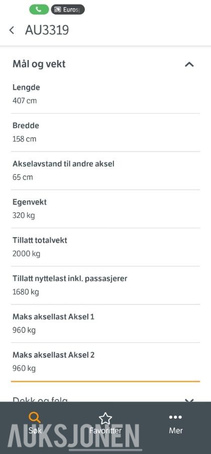 2005 Tysse 6301 Varehenger
