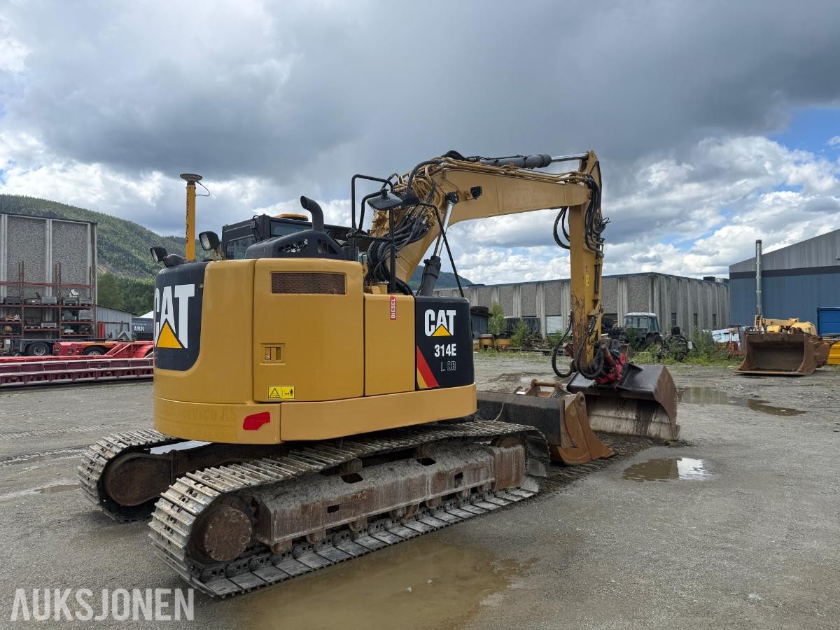 2014 Cat 314E Gravemaskin m/Tiltrotator-2 skuffer og skjær