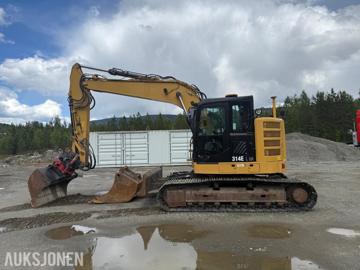 2014 Cat 314E Gravemaskin m/Tiltrotator-2 skuffer og skjær
