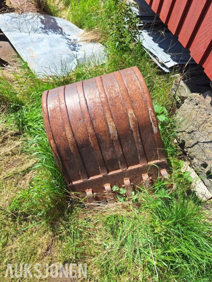 1961 David Brown 950 traktor med  Hymas 3 graveaggregat