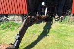 1961 David Brown 950 traktor med  Hymas 3 graveaggregat