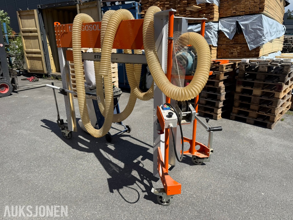 2020 Logosol elektrisk pakkekapp med avsug