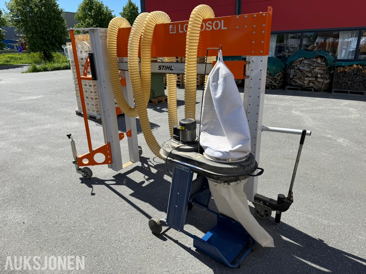 2020 Logosol elektrisk pakkekapp med avsug