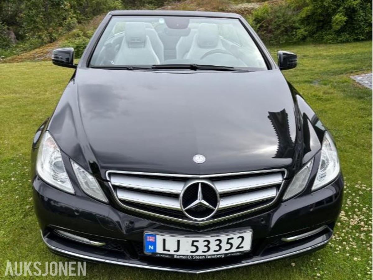 2013 Mercedes Benz E Klasse E200 Cabriolet Automat Skinninteriør Navigasjon