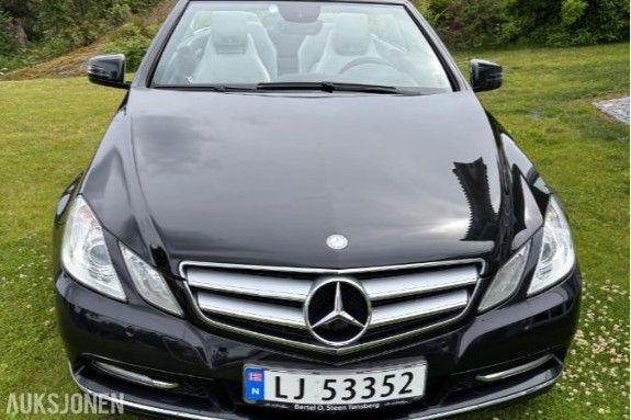 2013 Mercedes Benz E Klasse E200 Cabriolet Automat Skinninteriør Navigasjon