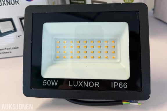20 stykker Luxnor Led Lyskaster 50W! Kvalitet - Helt nye! Luxnor