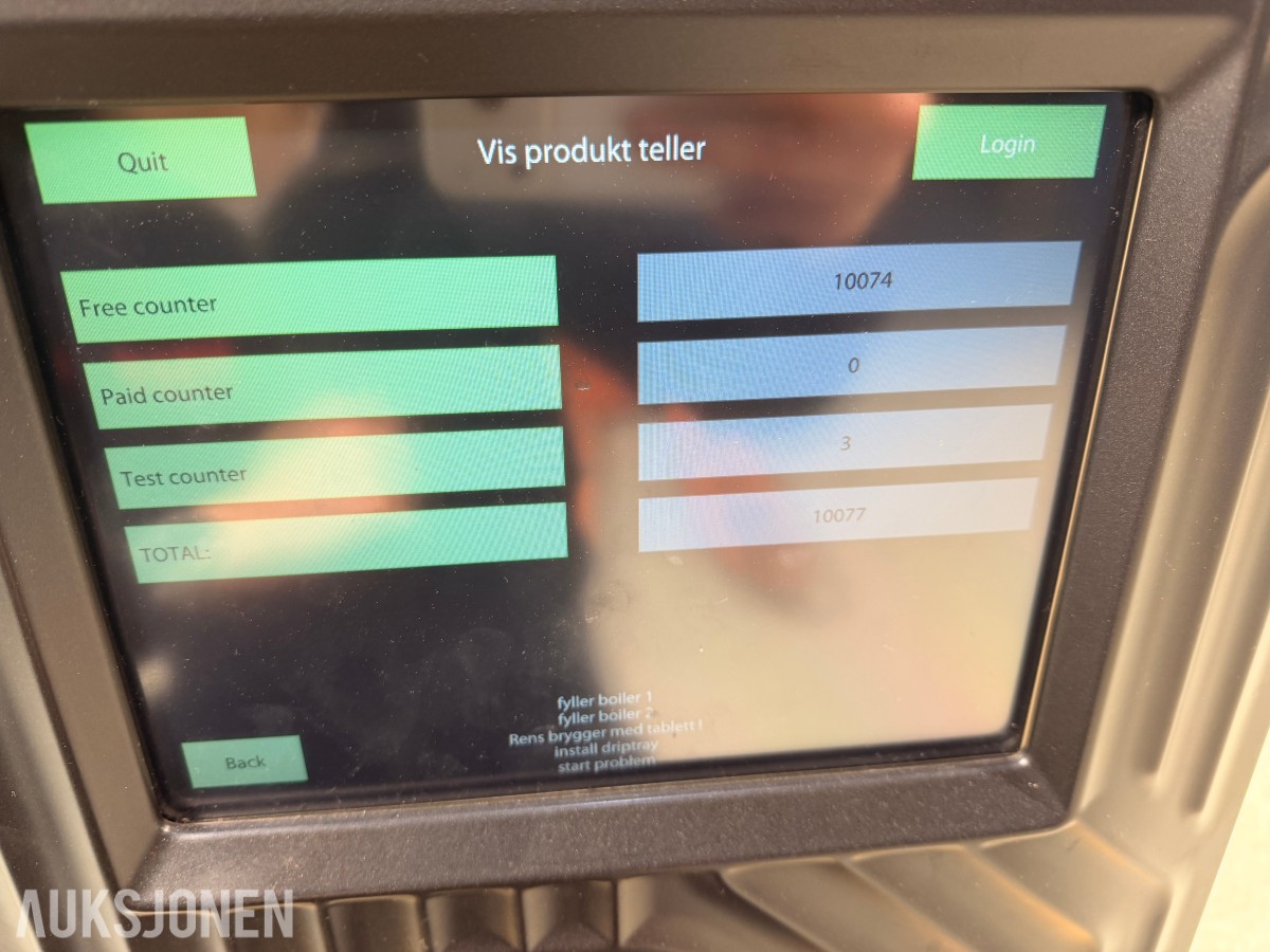2018 de Jong DUKE Varea 82/24 profesjonell kaffemaskin med touchskjerm