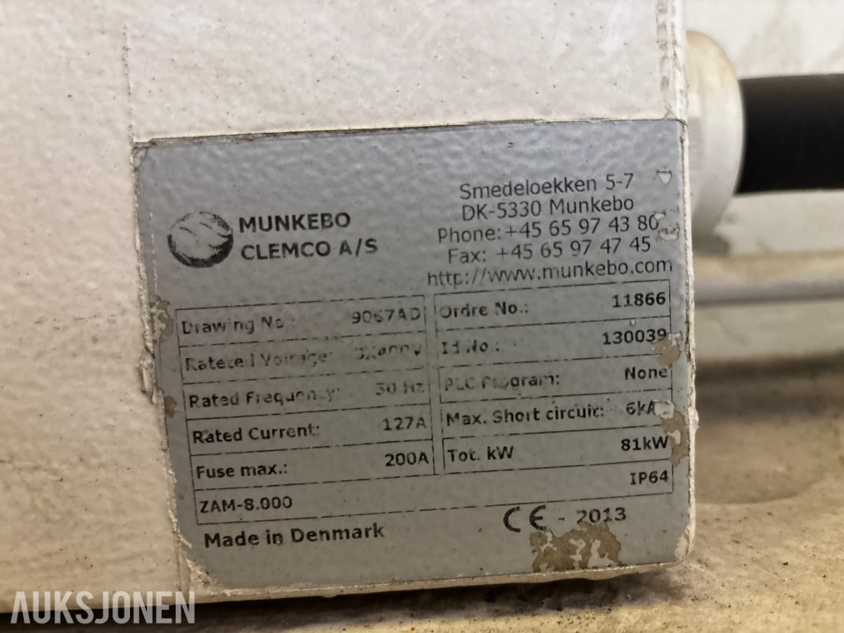 2013 Munkebo Clemco ZAM-8.000 Avfukter / Dehumidifier
