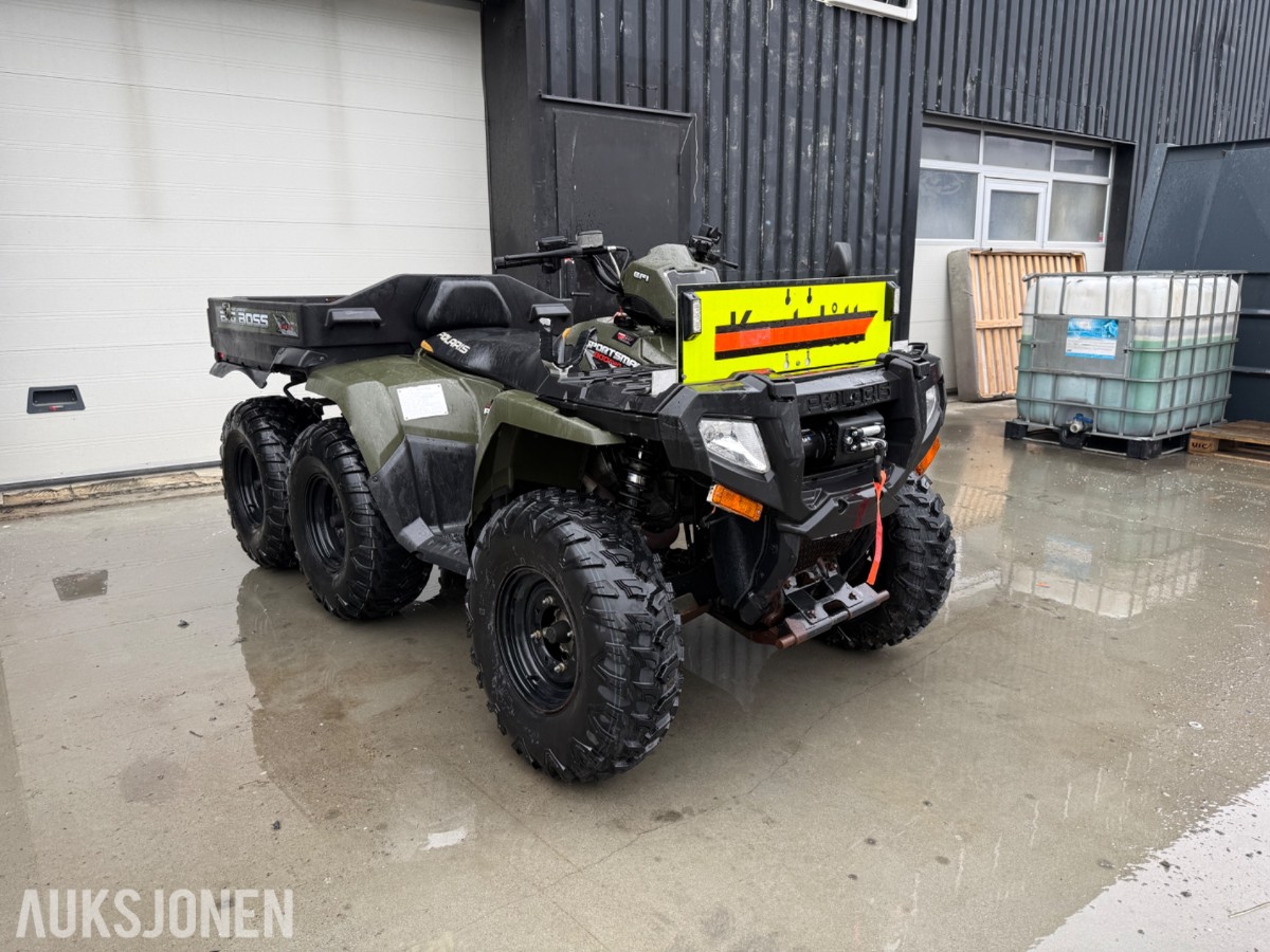 Polaris SPORTSMAN 800 6X6 BIGBOSS ATV med tipp!