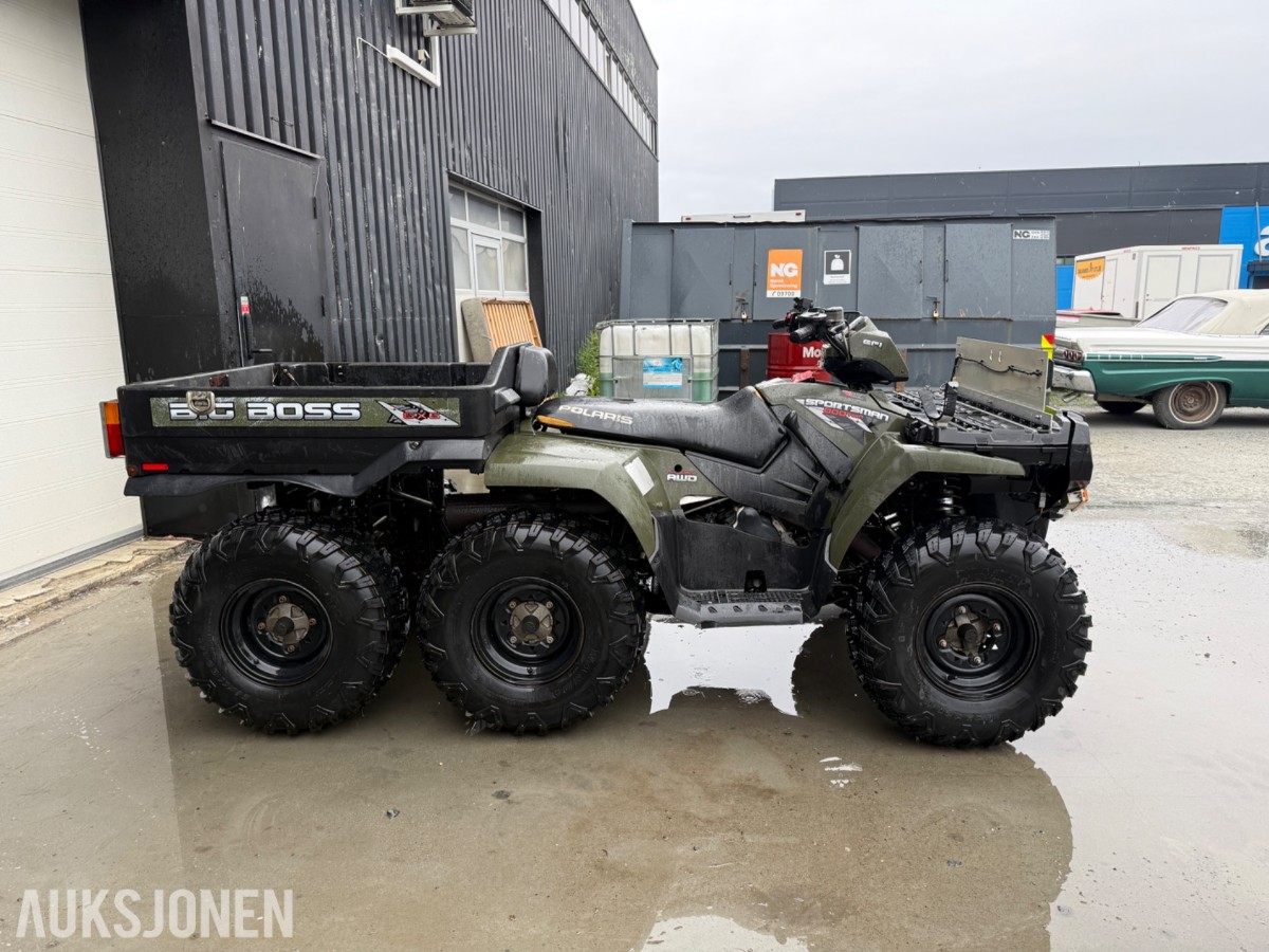Polaris SPORTSMAN 800 6X6 BIGBOSS ATV med tipp!