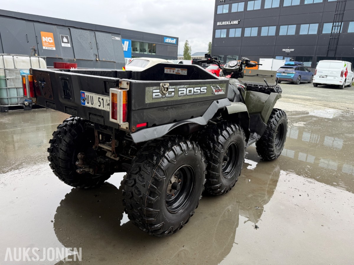 Polaris SPORTSMAN 800 6X6 BIGBOSS ATV med tipp!