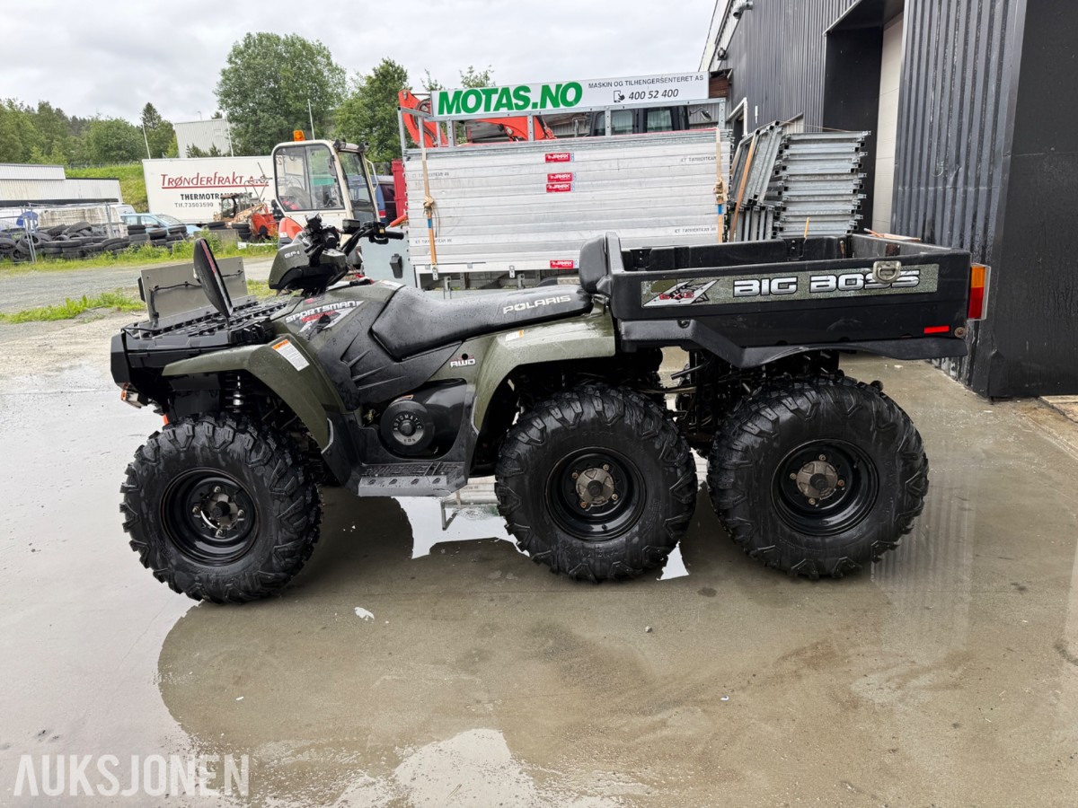 Polaris SPORTSMAN 800 6X6 BIGBOSS ATV med tipp!