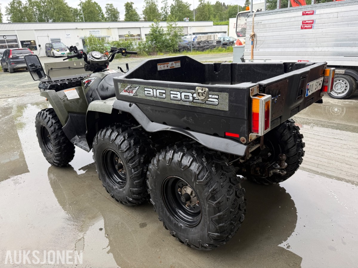 Polaris SPORTSMAN 800 6X6 BIGBOSS ATV med tipp!