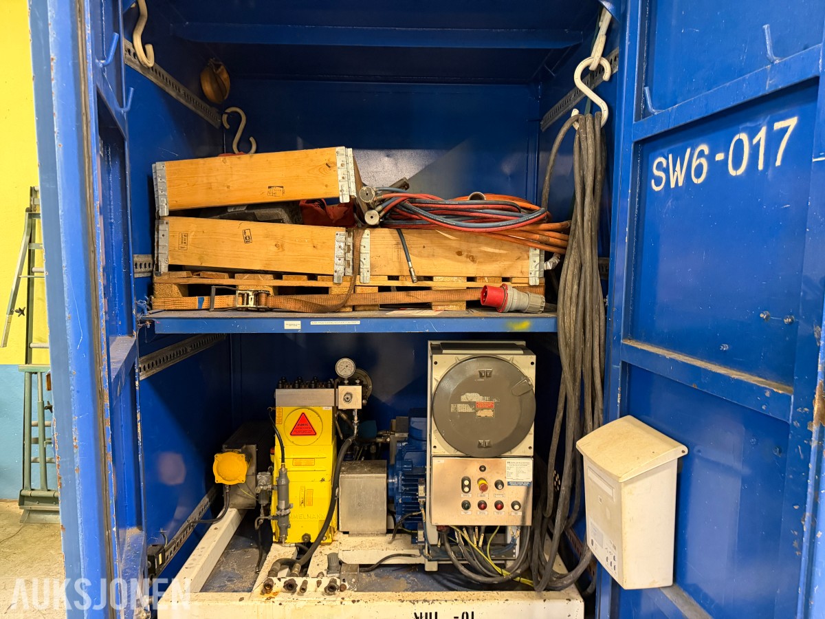 2003 Offshore container med 2000 bar høytrykkspyler - fungerende