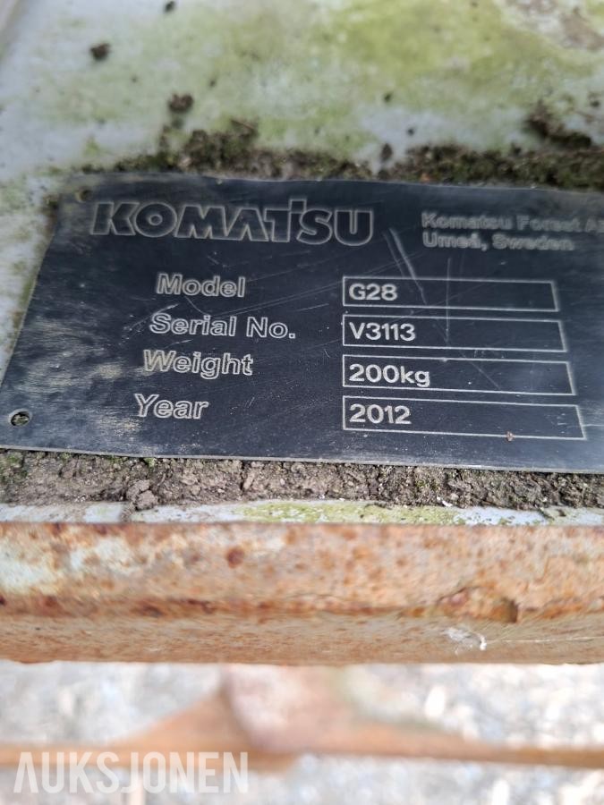 Komatsu Tømmerklype G 28