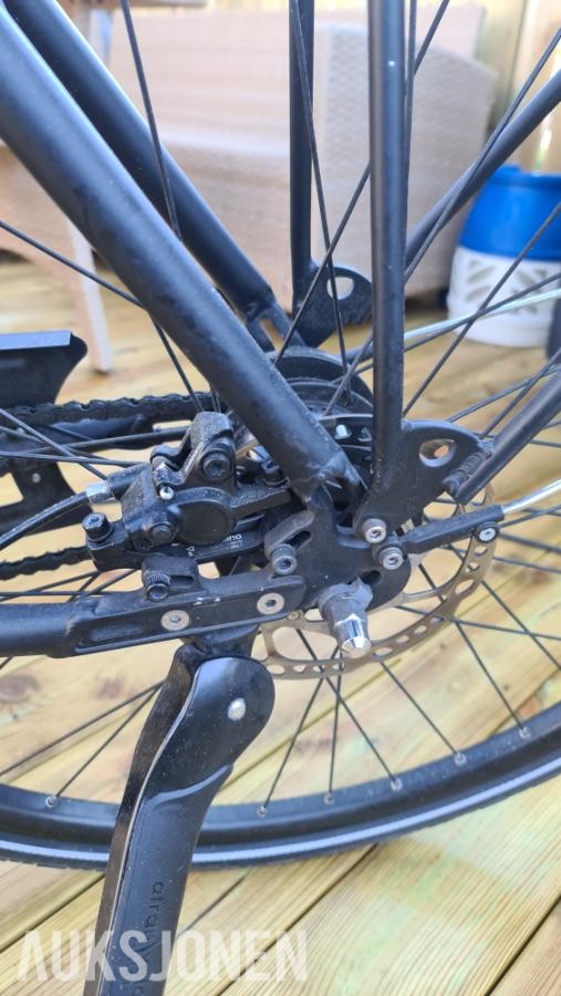 Shimano Steps motor og Shimano batteri.