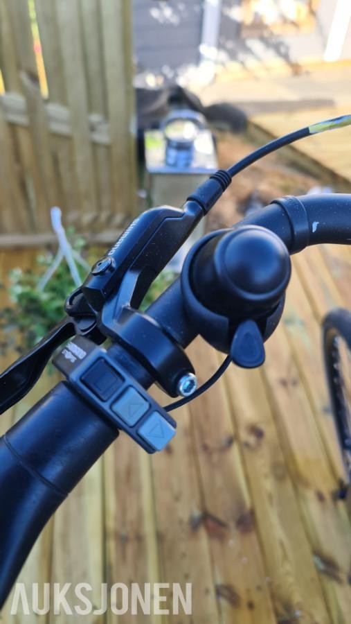 Shimano Steps motor og Shimano batteri.