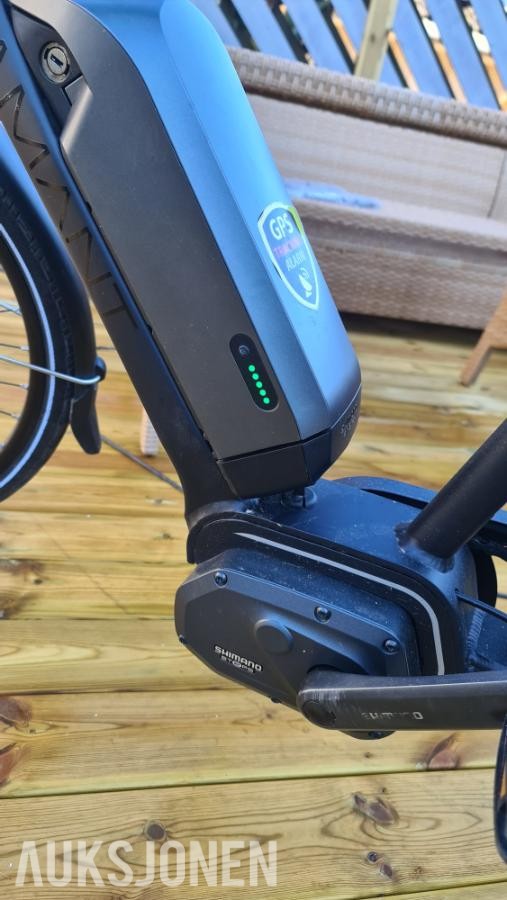 Shimano Steps motor og Shimano batteri.