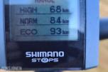 Shimano Steps motor og Shimano batteri. 