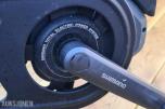 Shimano Steps motor og Shimano batteri. 