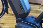 Shimano Steps motor og Shimano batteri. 