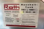 Roth 750 l. Diseltank m/pumpe 
